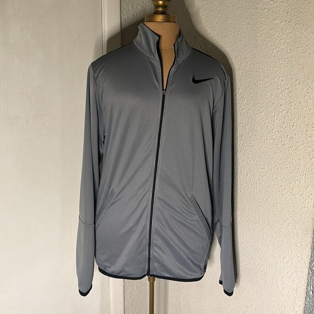 Nike Men's Epic Knit Long Sleeve Jacket Cool Grey/Black S Activewear Athleisure